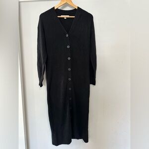 Loft Maxi Cardigan Dress Lightweight Sweater‎